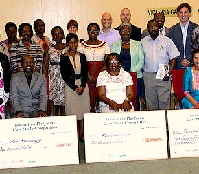 Winners of the Humidtropics ‘Innovation Platforms Case Study’ competition&nbsp;honoured