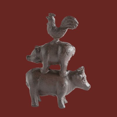 ChickenPigCow_BurgundyBackground