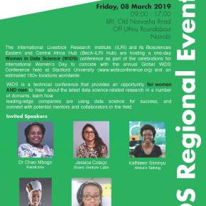 Women in Data Science conference to be held at ILRI’s Nairobi campus on 8 Mar&nbsp;2019